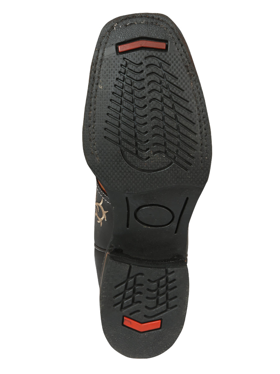 El General Rodeo Boot - Crazy Wine with Embroidery 40667