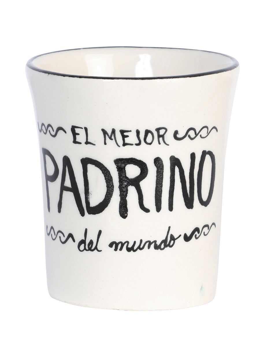 Artisanal Decorative Coffee Mug God Father Talavera Beige 601885