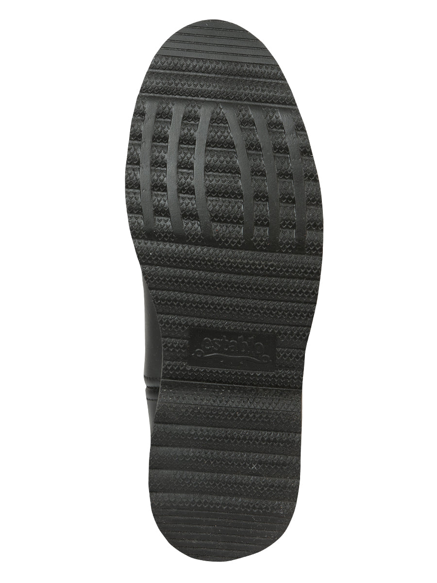 Establo Men’s Work Boot Grasso Leather

 - Black 312
