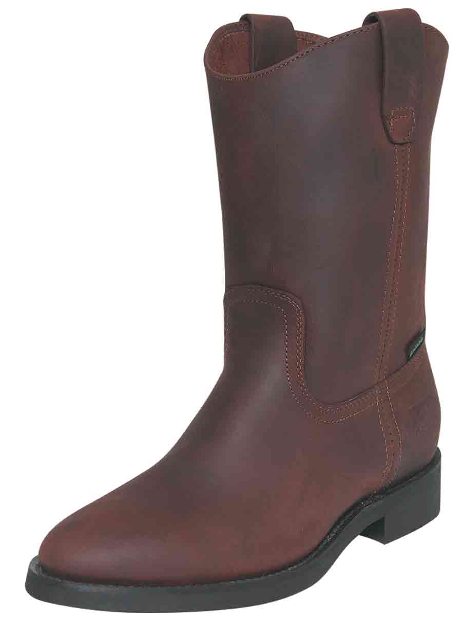 Establo Men's Work Boot - Leather  Grasso - Brown 315