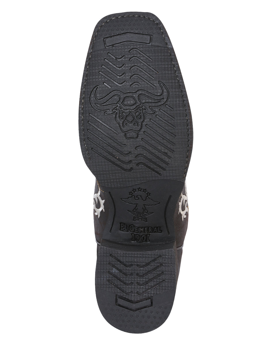 El General Rodeo Boot - Crazy  Honey/ Dark Brown 33316