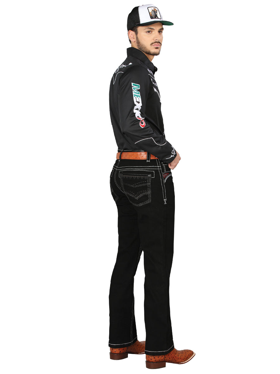 Centenario Bootcut Denim Jeans - Black 44966