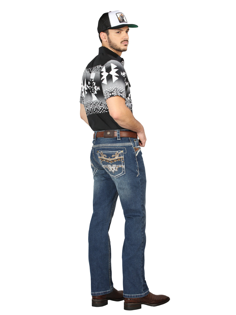 Centenario Bootcut Denim Jeans - Medium Blue 44973