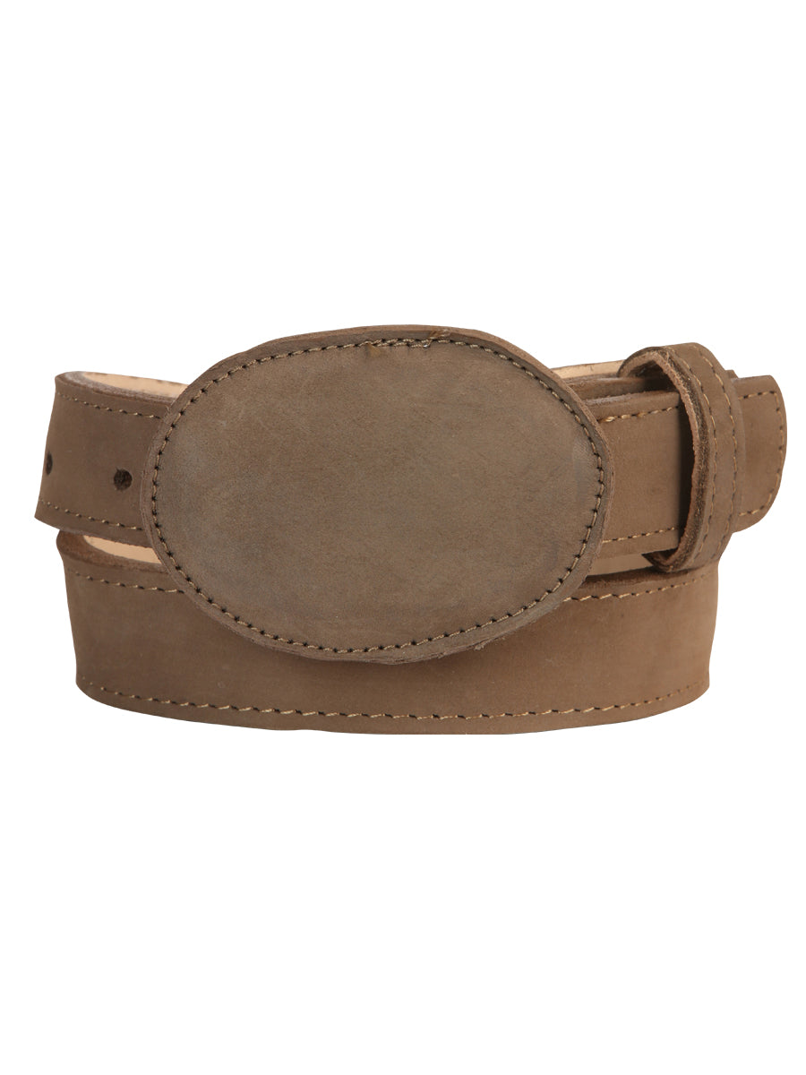 Kids Western Belt - El General Nobuck Topo 45442