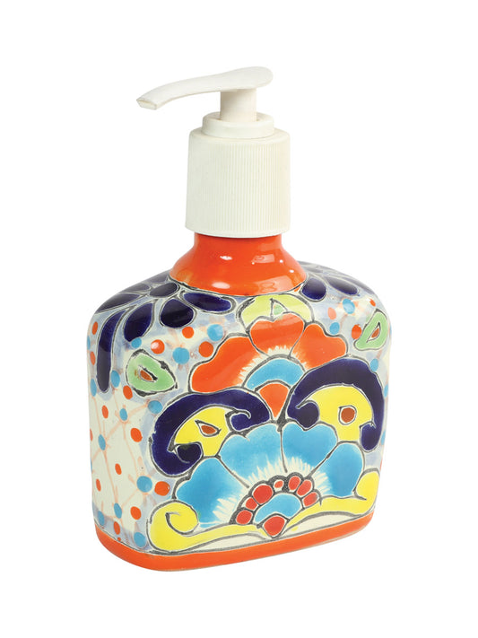 Artisanal Decorative Soap Dispenser Talavera Multicolor 603335